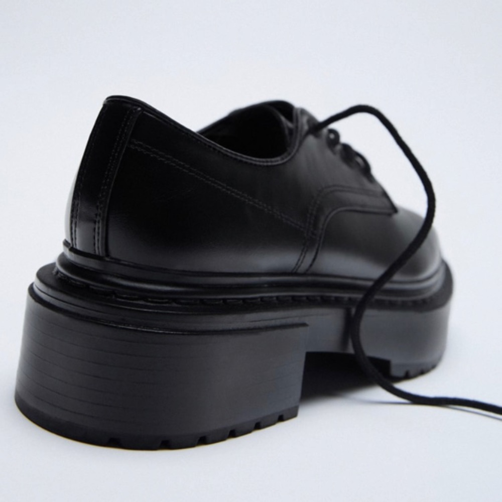 Zara  low Heeled lug sole shoes - Picture 6 of 11